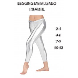 LEGGINGS METALIZADO PLATA LEGGINGS METALIZADO PLATA