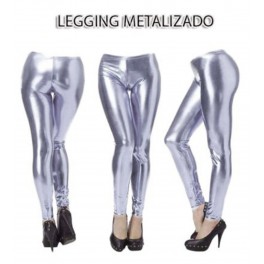 LEGGINGS METALIZADO PLATA LEGGINGS METALIZADO PLATA